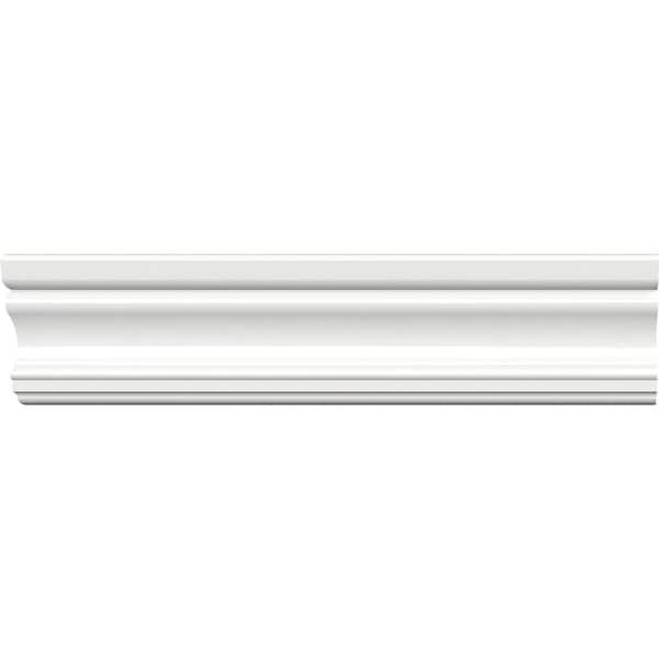 Ekena Millwork 2 3/4"H x 5/8"P x 96"L West Coast Casing Moulding, PVC - CAS03X01X96WCSWPV