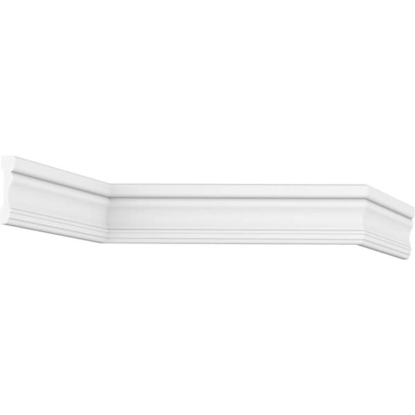 Ekena Millwork 2 3/4"H x 5/8"P x 96"L West Coast Casing Moulding, PVC - CAS03X01X96WCSWPV