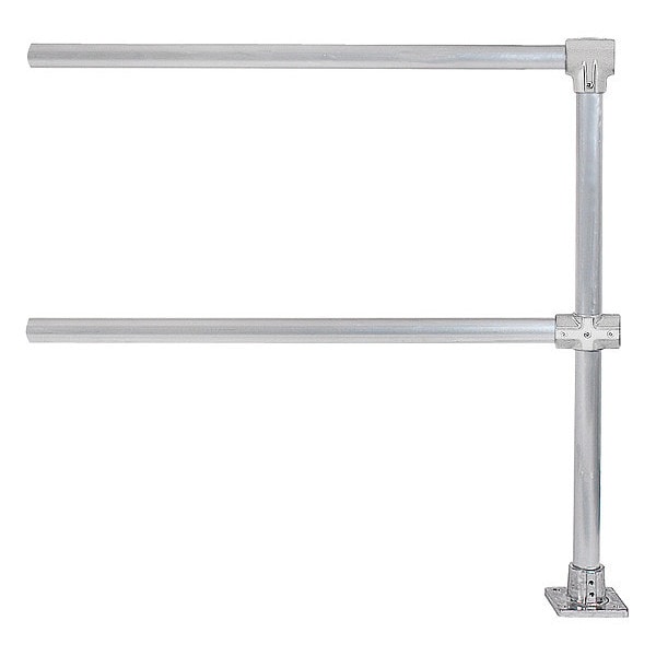 Hollaender Handrail Extension, 96 in., Aluminum Mil - 50340