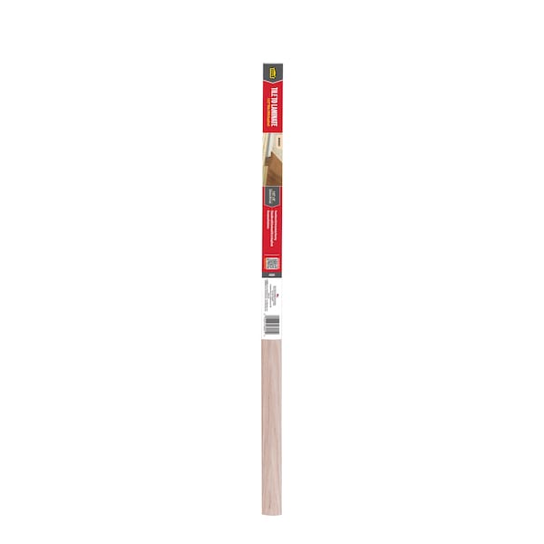 M-D Building Products Hardwood, Unfinished, 36 in L, 1.625 in W - 48901