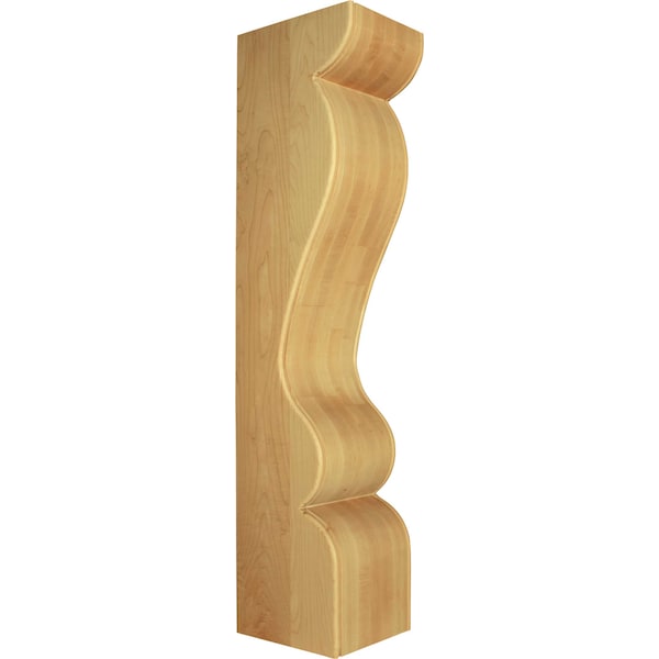Osborne Wood Products 36 x 6 1/2 x 8 New Orleans Island Height Corbel w/ Beaded Edge in Beec - 14031BCH