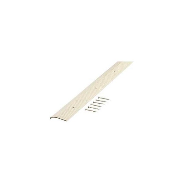 M-D Building Products M-D Carpet Trim Wide, Fluted, 72L, Almond, Screw Nails - 74336