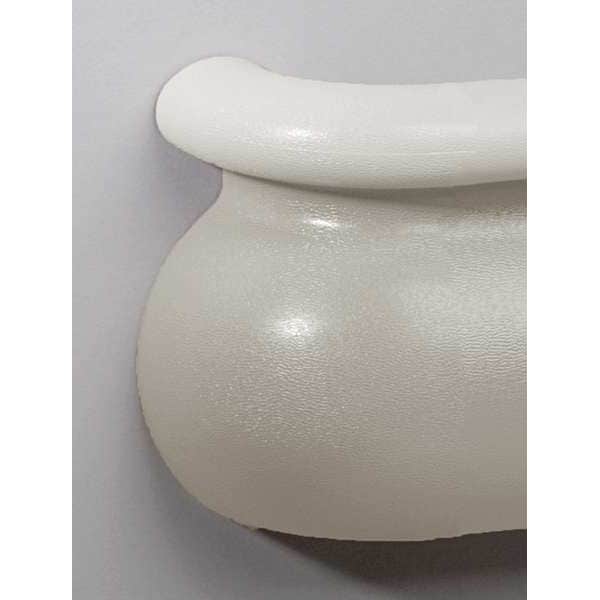 Pawling Lft Handrail Return, Linen White, 3-3/16In - BRL-625-0-301