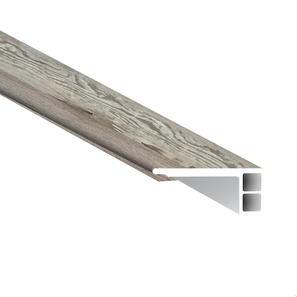 Msi LVT Trim, Hybrid Core, Gray-Light, 94 in L, 2.75 in W, Low Gloss - ZOR-LVT-TR-0613