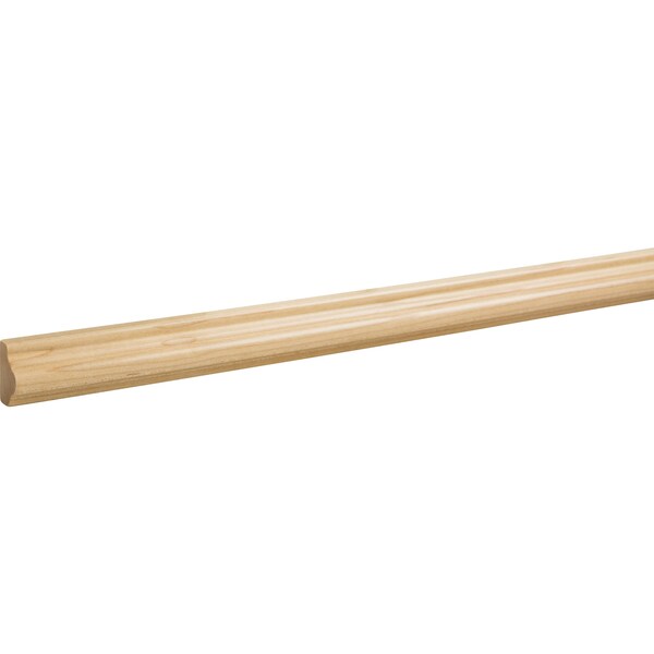Hardware Resources Poplar, 96" L, 7/8" H, Unfinished - BM1POP