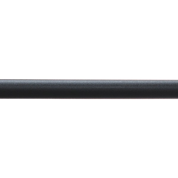 Acrovyn Crash Rail, Black, PETG, 20 ft L - FR270S108N