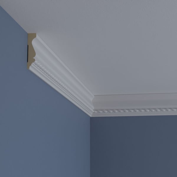 Ekena Millwork Chair Rail, High Density Urethane, 96 in L, 3-1/8 in H - MLD03X00MA