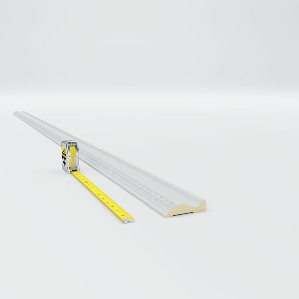 Ekena Millwork Chair Rail, High Density Urethane, 96 in L, 3-1/8 in H - MLD03X00MA