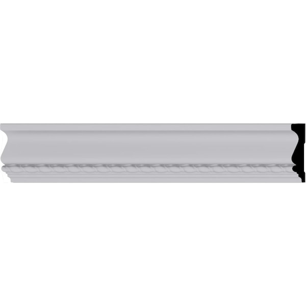 Ekena Millwork Chair Rail, High Density Urethane, 96 in L, 3-1/8 in H - MLD03X00MA