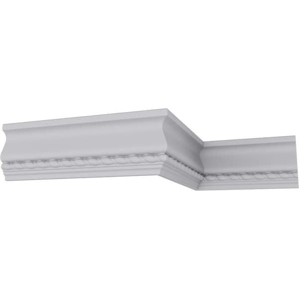 Ekena Millwork Chair Rail, High Density Urethane, 96 in L, 3-1/8 in H - MLD03X00MA