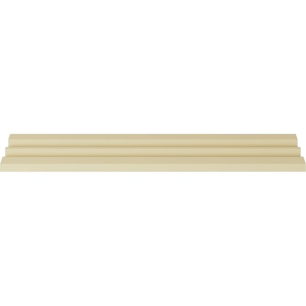 Ekena Millwork 4 1/4"H x 4 1/4"P x 6"F x 94 1/2"L Eris Step Crown Moulding - MLD04X04X06ER