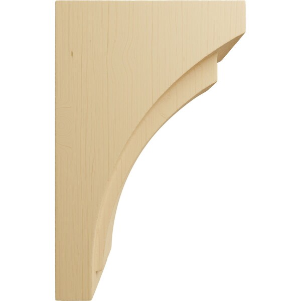 Ekena Millwork 2 1/2"W x 3 3/4"D x 6"H Mini Felix Wood Corbel, Alder - CORW02X03X06FEAL