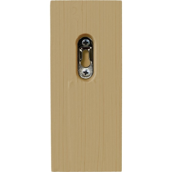 Ekena Millwork 2 1/2"W x 3 3/4"D x 6"H Mini Felix Wood Corbel, Alder - CORW02X03X06FEAL