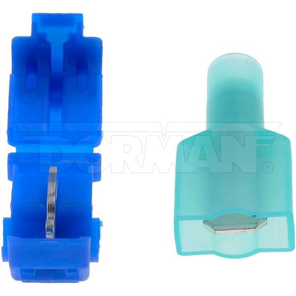 Terminal T-Tap de empalme rápido azul de calibre 16-14 de Motormite, 85473 - 85473