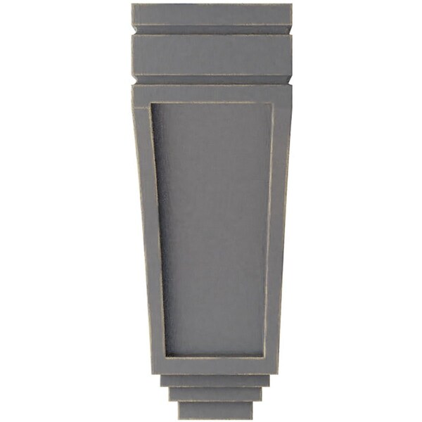Ekena Millwork 5"W x 7 3/4"D x 14"H Large San Juan Wood Vintage Decor Corbel, Pebble Grey - CORWD05X07X14SJPG