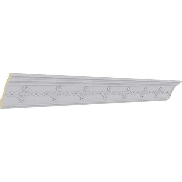 Ekena Millwork 4 1/8"H x 3 5/8"P x 5 1/2"F x 94 1/2"L Kendall Crown Moulding - MLD04X04X06KD