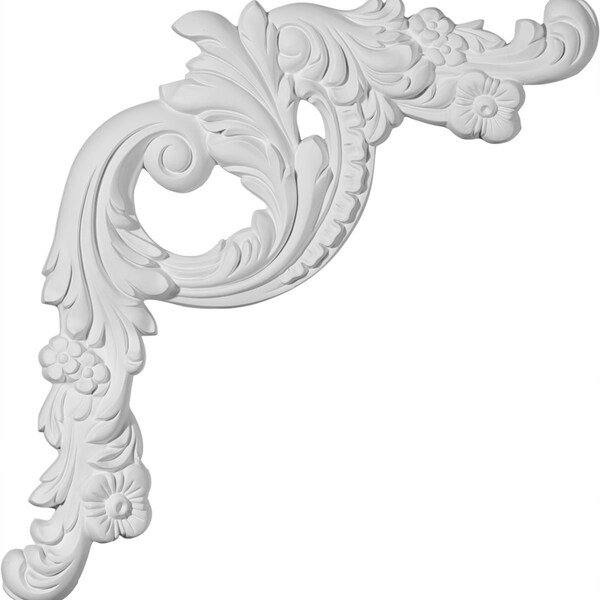Ekena Millwork Panel Molding Corner, Polyurethane, 18-1/8 in H, 16-1/2 in W - PML16X18TI-L