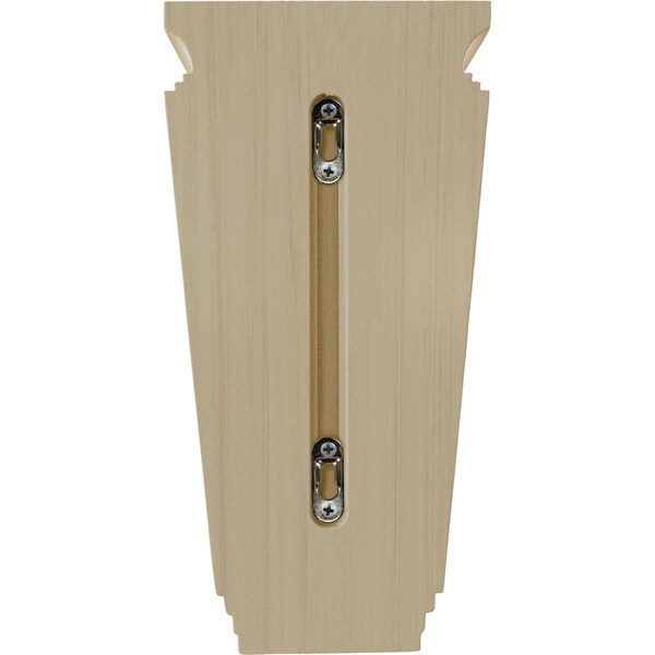 Ekena Millwork 6"W x 4 3/4"D x 12"H Arts and Crafts Corbel, Rubberwood - COR06X04X12ARRW