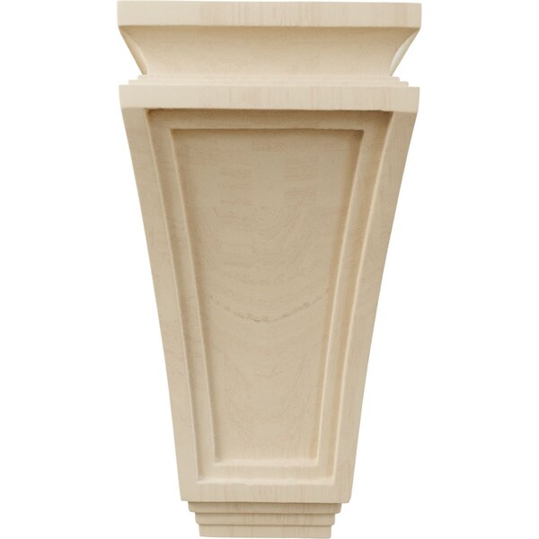 Ekena Millwork 6"W x 4 3/4"D x 12"H Arts and Crafts Corbel, Rubberwood - COR06X04X12ARRW