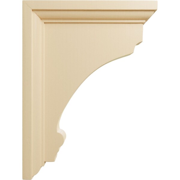 Ekena Millwork 2 1/2"W x 6"D x 8"H Medium Thompson Wood Bracket, Maple - BKTW02X06X08TMMA