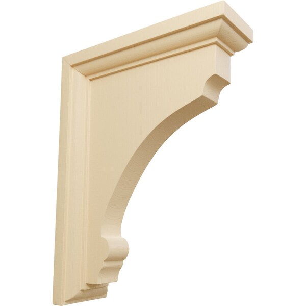 Ekena Millwork 2 1/2"W x 6"D x 8"H Medium Thompson Wood Bracket, Maple - BKTW02X06X08TMMA
