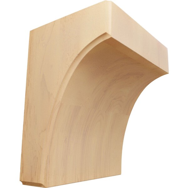 Ekena Millwork 5 1/4"W x 4"D x 6"H Clarksville Bracket, Red Oak - BKTW05X04X06CVRO