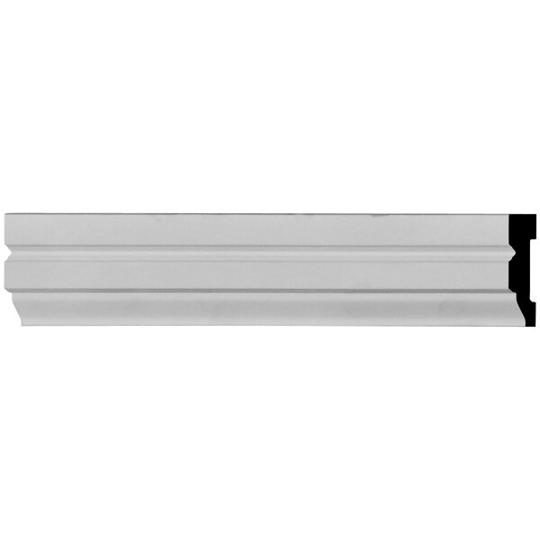 Ekena Millwork Casing, Urethane, 94-1/2 in L, 2-5/8 in H - CAS02X01HI