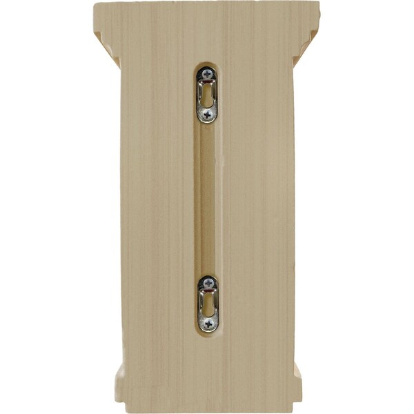 Ekena Millwork 5 1/2"W x 5 1/2"D x 10"H Fluted Corbel, Rubberwood - COR05X05X10FLRW