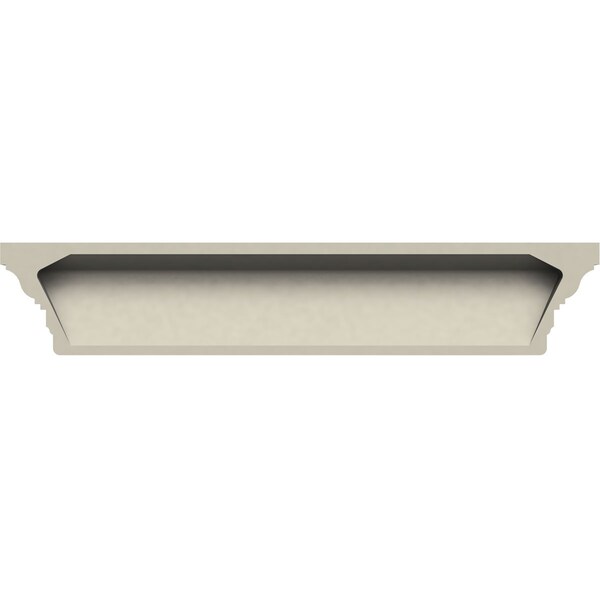 Ekena Millwork 69" Bottom Width x 77 3/4" Top Width x 7 7/8"H x 1 1/4"P Classic Crosshead - CRH08X69ST