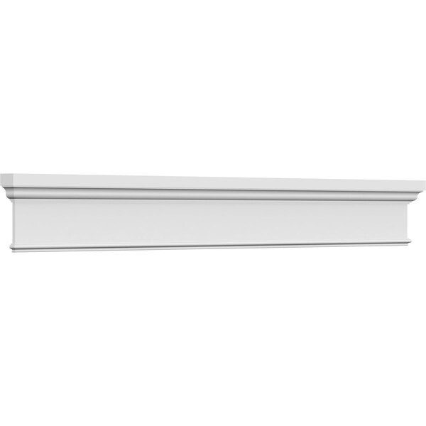 Ekena Millwork 52" Bottom Width x 57 1/4" Top Width x 13 3/4"H x 7/8"P Craftsman Crosshead - CRH14X52ST
