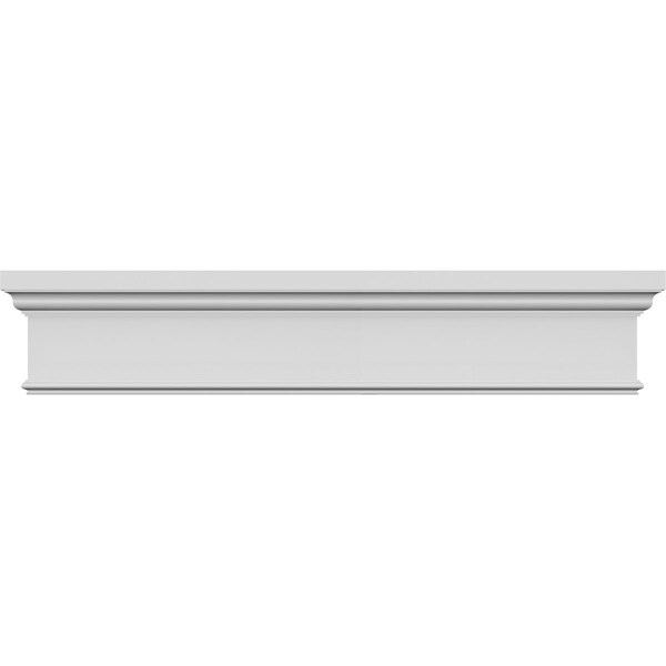 Ekena Millwork 52" Bottom Width x 57 1/4" Top Width x 13 3/4"H x 7/8"P Craftsman Crosshead - CRH14X52ST