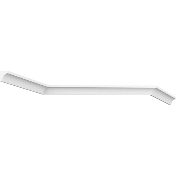 Ekena Millwork WM93 - 3/4"H x 3/4"P x 96"L Inside Corner Moulding, PVC - WM93X96SWPV
