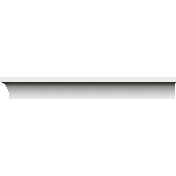 Ekena Millwork WM93 - 3/4"H x 3/4"P x 96"L Inside Corner Moulding, PVC - WM93X96SWPV
