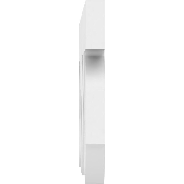 Ekena Millwork Hemlock Architectural Grade PVC Running Trim, 6"H x 5/8"P x 48"L - RUNP06X0625X48HEM