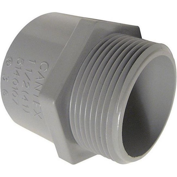 Cantex 5140104U 0.75 pulg. Adaptador Terminal Macho de PVC - 3189446