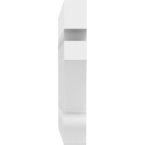 Ekena Millwork Stanley Architectural Grade PVC Running Trim, 4"H x 5/8"P x 48"L - RUNP04X0625X48STN