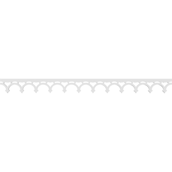 Ekena Millwork Stanley Architectural Grade PVC Running Trim, 4"H x 5/8"P x 48"L - RUNP04X0625X48STN