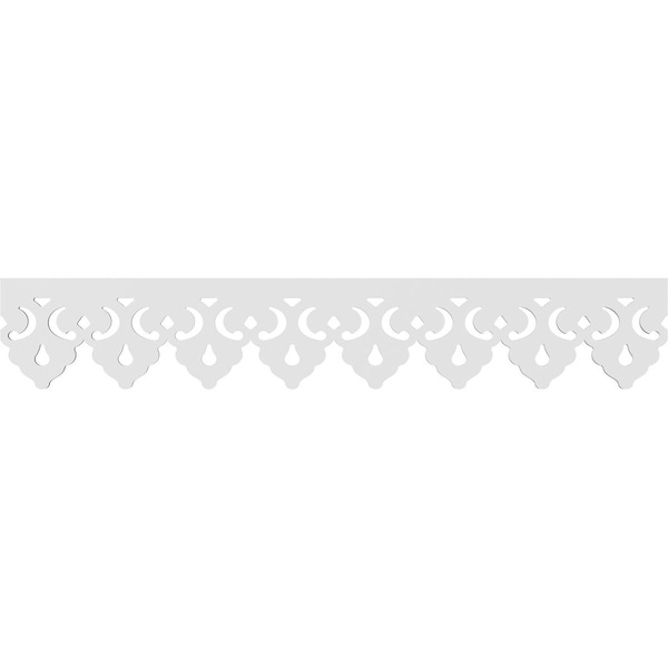 Ekena Millwork Markham Architectural Grade PVC Running Trim, 8"H x 5/8"P x 48"L - RUNP08X0625X48MRK