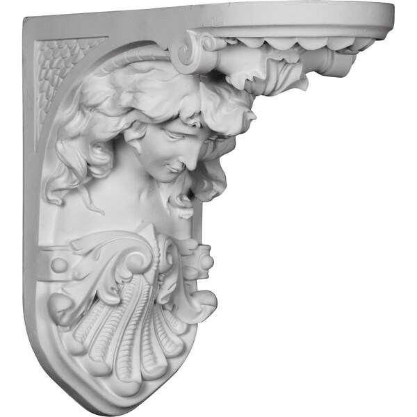 Ekena Millwork 5"W x 10"D x 10"H Hestia Corbel - COR05X10X10HE