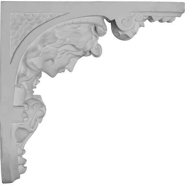 Ekena Millwork 5"W x 10"D x 10"H Hestia Corbel - COR05X10X10HE