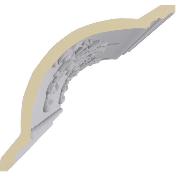 Ekena Millwork 9 1/2"H x 10"P x 13 3/4"F x 94 1/2"L, (13 3/4" Repeat), Sydney Crown Moulding - MLD09X10X13SY