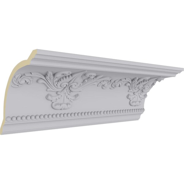 Ekena Millwork 9 1/2"H x 10"P x 13 3/4"F x 94 1/2"L, (13 3/4" Repeat), Sydney Crown Moulding - MLD09X10X13SY