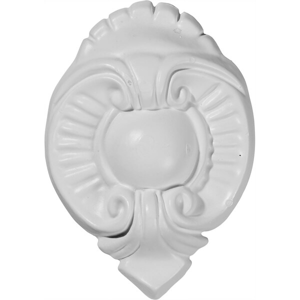 Ekena Millwork 4 3/4"W x 6 1/4"H x 1 1/8"P Robin Center Onlay - ONL04X06RB
