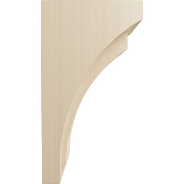 Ekena Millwork 5 1/2"W x 7 3/4"D x 14"H Jumbo Felix Wood Corbel, Rubberwood - CORW05X07X14FERW