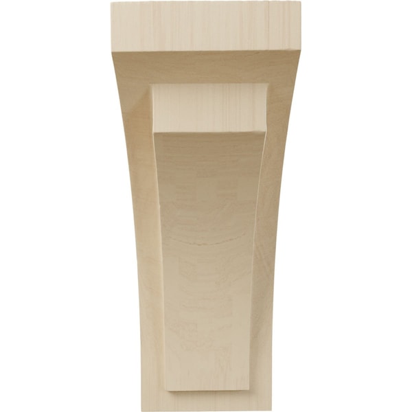 Ekena Millwork 5 1/2"W x 7 3/4"D x 14"H Jumbo Felix Wood Corbel, Rubberwood - CORW05X07X14FERW