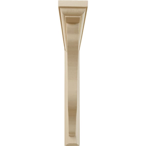 Ekena Millwork 1 1/2"W x 10"D x 10"H Austin Bracket, Rubberwood - BKT01X10X10AURW
