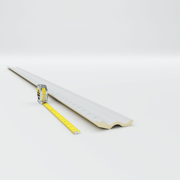 Ekena Millwork 3 5/8"H x 3 1/4"P x 5"F x 94 1/2"L, (1 5/8" Repeat), Jackson Crown Moulding - MLD04X03X05JA