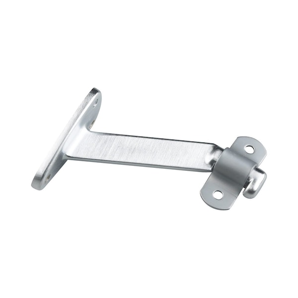 Onward 4 116inch 103 mm HeavyDuty Handrail Bracket, Brushed Chrome - 2284BCV