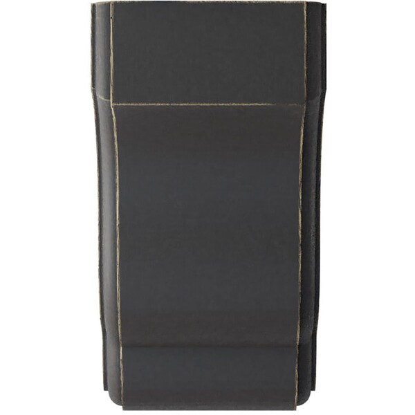 Ekena Millwork 3 1/2"W x 4"D x 6 1/2"H Capistrano Mission Wood Vintage Decor Corbel, Black - CORWD03X04X06CPBL