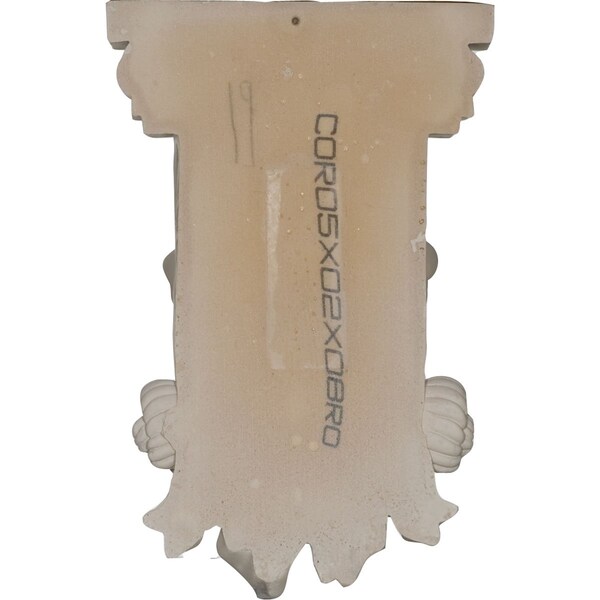 Ekena Millwork 5 1/4"W x 2 3/4"D x 8 1/8"H Rose Corbel - COR05X02X08RO